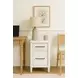 Wilmington White Filing Cabinet
