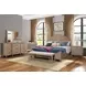 Wilmington Sand 3 Drawer Nightstand