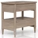 Wilmington Sand Open Nightstand