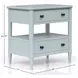 Wilmington Ocean Open Nightstand