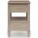 Wilmington Sand Open Nightstand