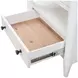 Wilmington White Open Nightstand