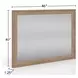 Wilmington Sand Rectangle Wood Mirror