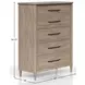 Wilmington Sand Drawer Chest