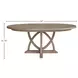 Wilmington Sand Round Extendable Dining Table