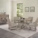 Wilmington Sand Round Extendable Dining Table