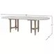 Wilmington Sand Pillar Trestle Extendable Dining Table