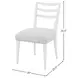 Wilmington White Laderback Dining Chair Set of 2