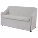 Wilmington Sand 60" Slipcovered Settee