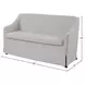 Wilmington Sand 60" Slipcovered Settee