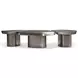 Clawson Graphite Freeform Small Cocktail Table