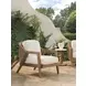 Isle of Palms Ivory Upholstered Outdoor Lounge Chair