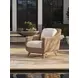 Isle of Palms Beige Upholstered Outdoor Lounge Chair