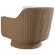 Isle of Palms White Upholstered Outdoor Swivel Lounge Chair