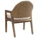 Isle of Palms Beige Upholstered Outdoor Arm Chair