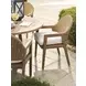 Isle of Palms Ivory Upholstered Outdoor Arm Chair