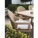 Isle of Palms Beige Upholstered Outdoor Arm Chair