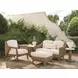 Isle of Palms Ivory Upholstered Outdoor Lounge Chair