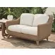 Isle of Palms Ivory Outdoor 58" Loveseat