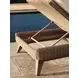 Isle of Palms White Outdoor 82" Chaise Lounge