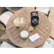 Isle of Palms Mocha Teak Round Outdoor Dining Table