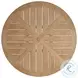 Isle of Palms Mocha Teak Round Outdoor Dining Table
