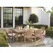 Isle of Palms Mocha Teak Rectangular Outdoor Dining Table