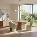 Mia Beige Upholstered Side Chair