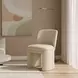 Mia Beige Upholstered Side Chair