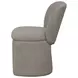 Mia Warm Gray Upholstered Side Chair