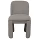 Mia Warm Gray Upholstered Side Chair