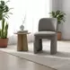 Mia Warm Gray Upholstered Side Chair