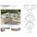 Sand Dune White Outdoor 3 Piece Modular Sectional