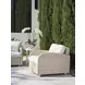 Sand Dune Cream Upholstered Outdoor Lounge Chair