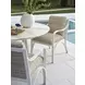Sand Dune Cream Outdoor 60" Round Stone Top Dining Table