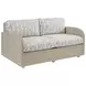 Sand Dune Cream and Blue Outdoor 60" Loveseat