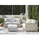 Sand Dune Cream Upholstered Outdoor Rectangular Ottoman