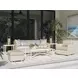 Sand Dune Cream Outdoor Rectangular Stone Top Cocktail Table