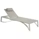 Sand Dune Brown Outdoor 31" Chaise with Pillow