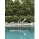 Sand Dune Cream Outdoor Round Stone Top Accent Table
