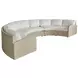 Sand Dune White Outdoor 3 Piece Modular Sectional