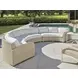 Sand Dune White Outdoor 3 Piece Modular Sectional