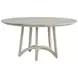 Sand Dune Cream Outdoor 60" Round Stone Top Dining Table