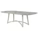 Sand Dune Cream Outdoor Rectangular Stone Top Dining Room Set