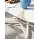 Sand Dune Cream Outdoor 88" Rectangular Stone Top Dining Table
