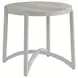 Sand Dune Cream Outdoor Rectangular Stone Top Occassional Table Set