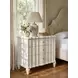 Haven Warm White 3 Drawer Nightstand with USB Charging