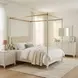 Haven Warm White 3 Drawer Nightstand with USB Charging