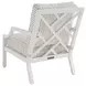 Island Classic White and Brown Outdoor Living Room Set