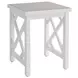 Island Classic Cream and Gray Outdoor Rectangular Quartz Top Occassional Table Set